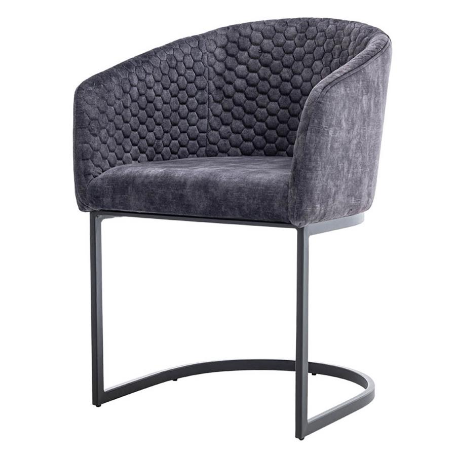 Tower Living Pellaro Armstoel - fabric Adore 29 Dark grey
