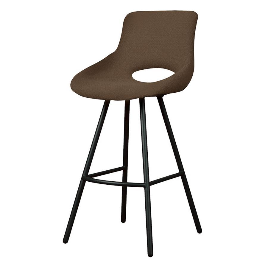 Tower Living Campo Barstoel - fabric Teddy MJ87 Dark brown