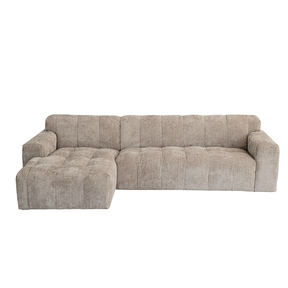 Tower Living Austin Chaise L + Austin 2 5-AR - Haga 30 beige