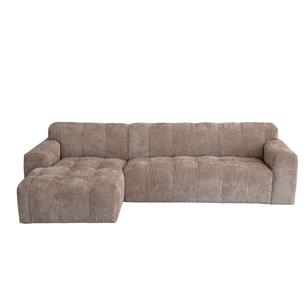 Tower Living Austin Chaise L + Austin 2 5-AR - Haga 39 cappuccino