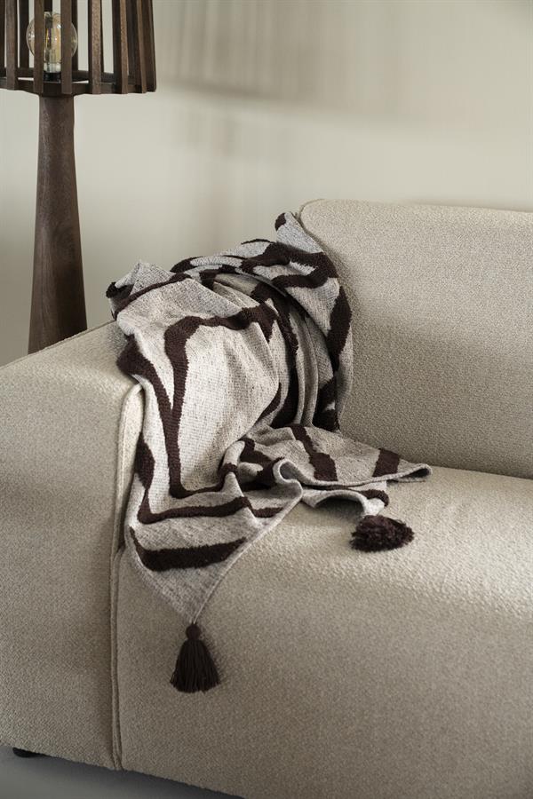 By-Boo Plaid Majani - dark brown