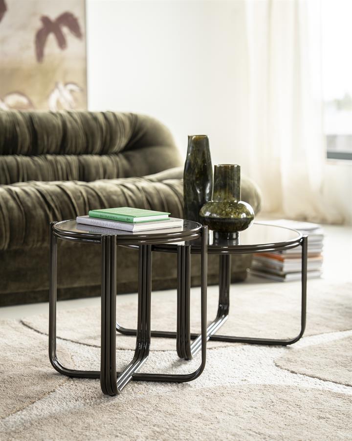By-Boo Side table Groovy - brown