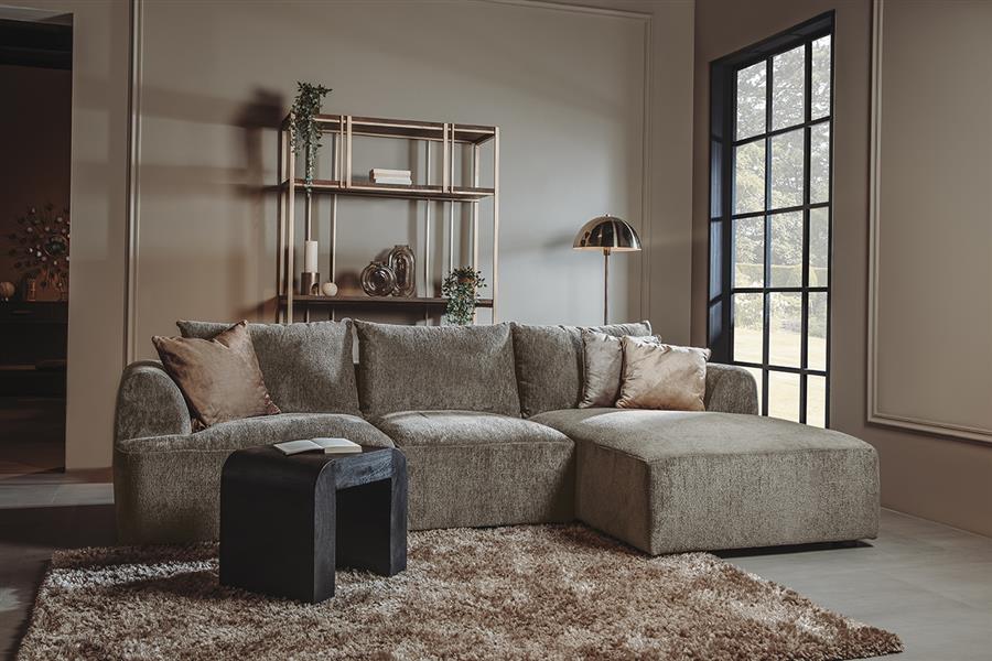 Tower Living Canterbury 2 5-AL + Chaise R - Mona 120 Taupe