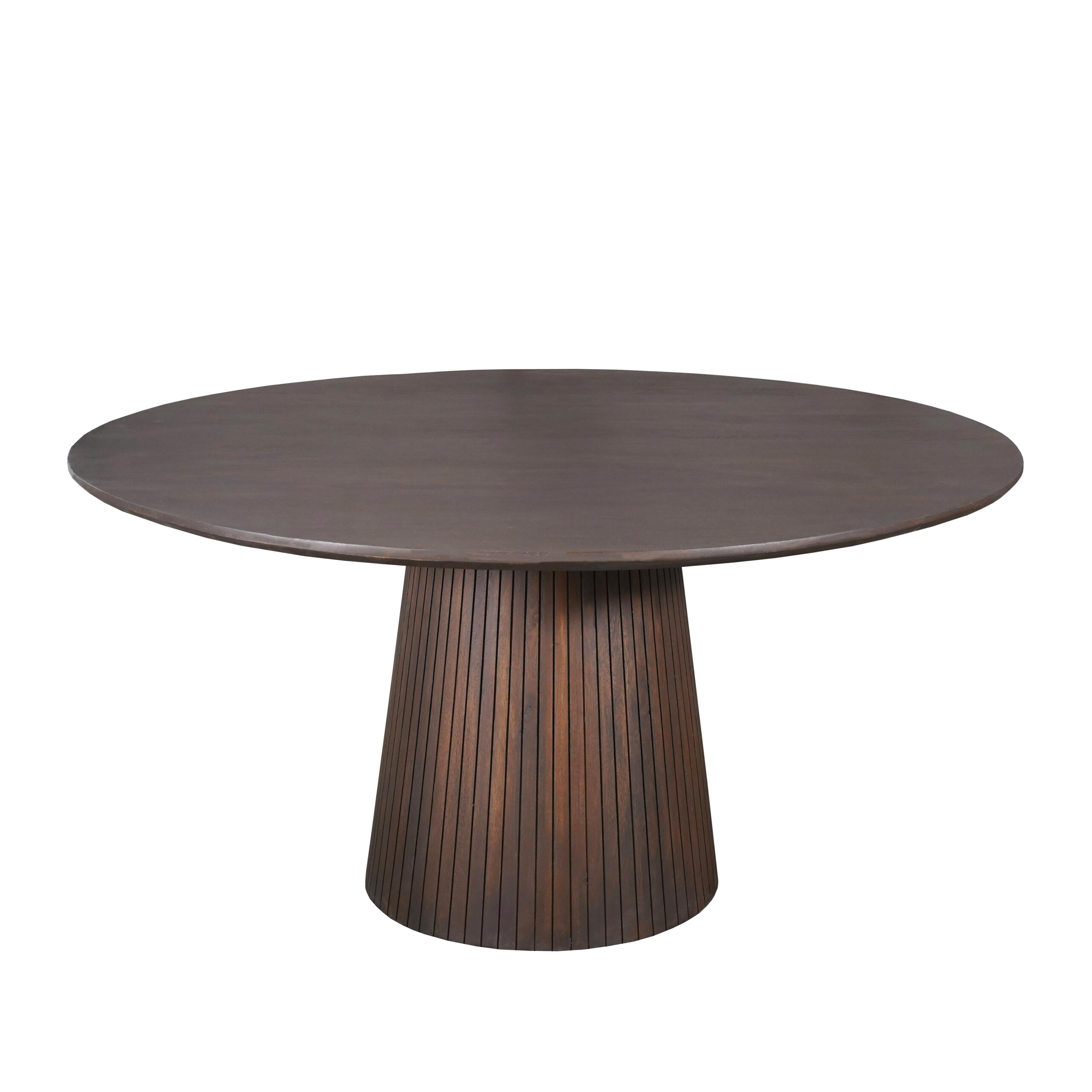 Starfurn Ronde eettafel Solana Bruin Mangohout 130 cm