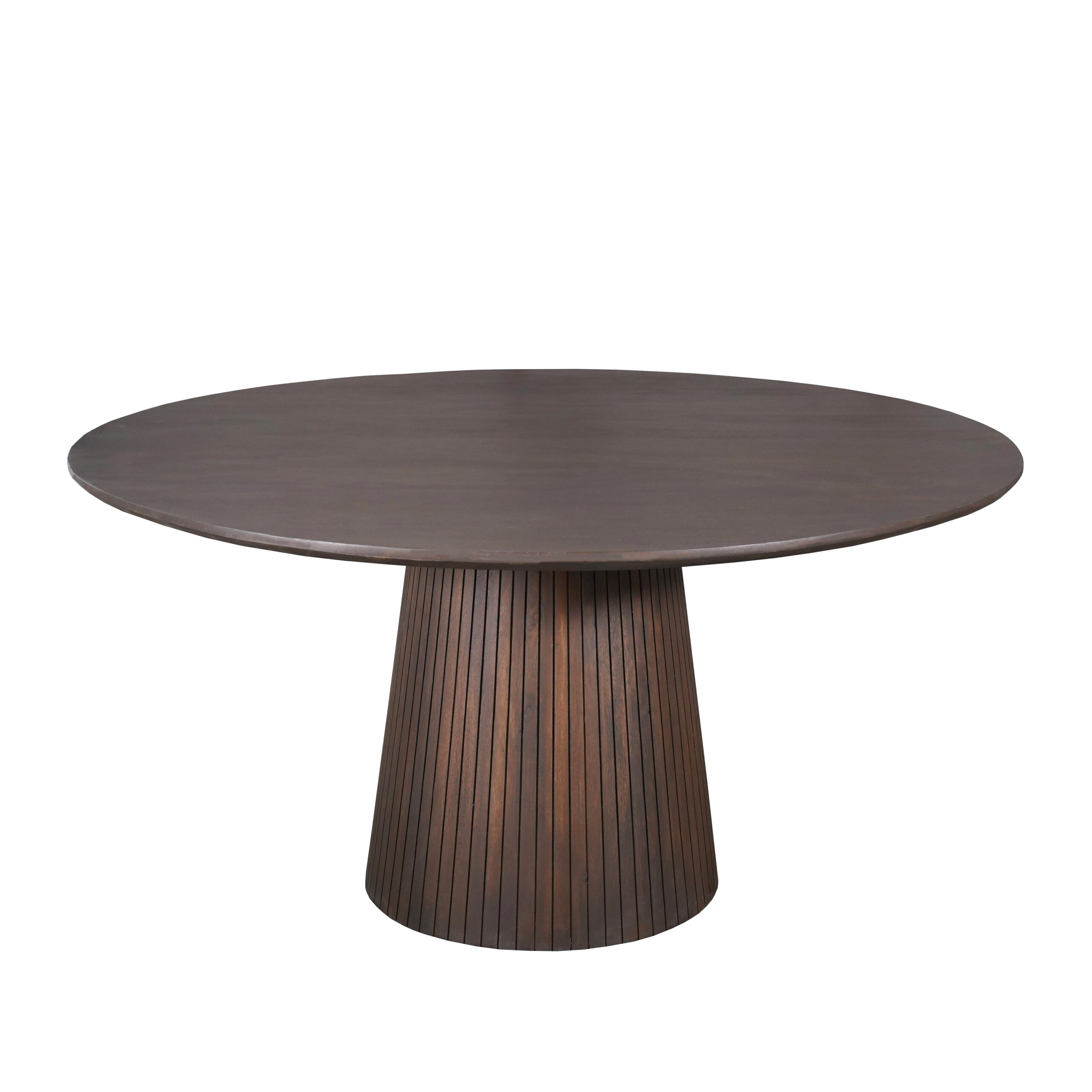 Starfurn Ronde eettafel Solana Bruin Mangohout 130 cm