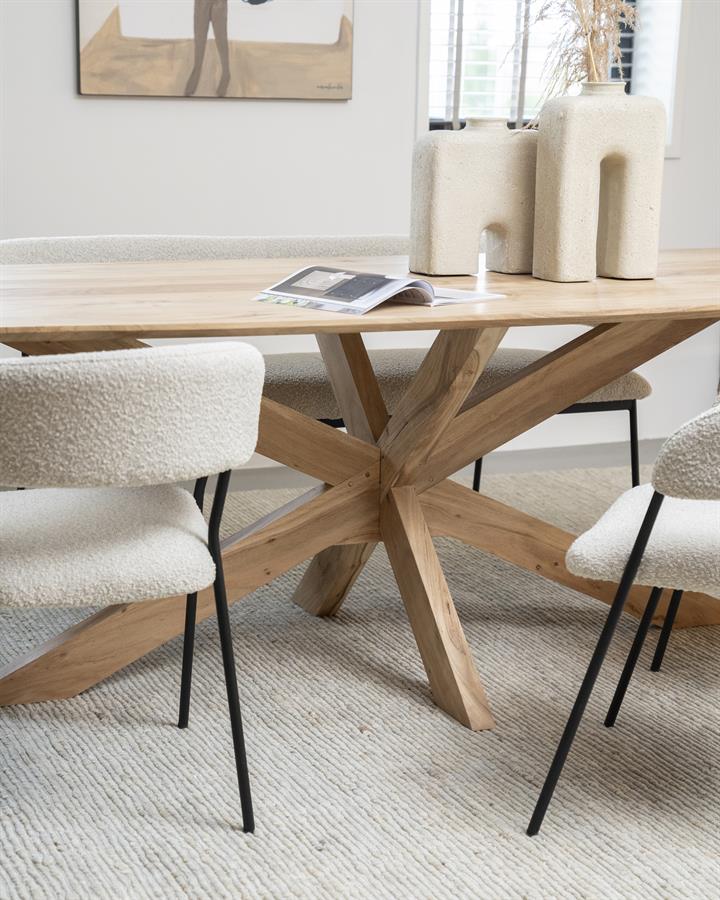 Eleonora Eettafel Nikki 280x100 - naturel