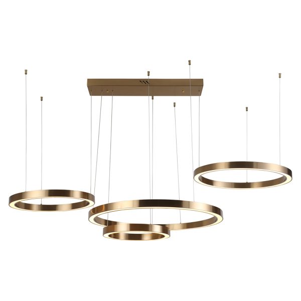Richmond Interiors Hanglamp Lilou brushed gold