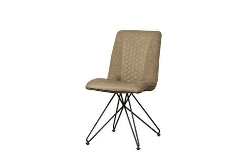 Tower Living Capri Stoel - Vintage Brown + Linen Brown