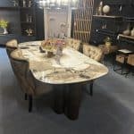 SHOWMODEL UrbanSofa eetkamerstoelen set van Amy Bergamo Fur Bronce
