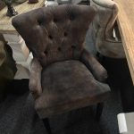 SHOWMODEL UrbanSofa eetkamerstoelen set van 6 Amy Seville Dark Brown en Versailles Sand