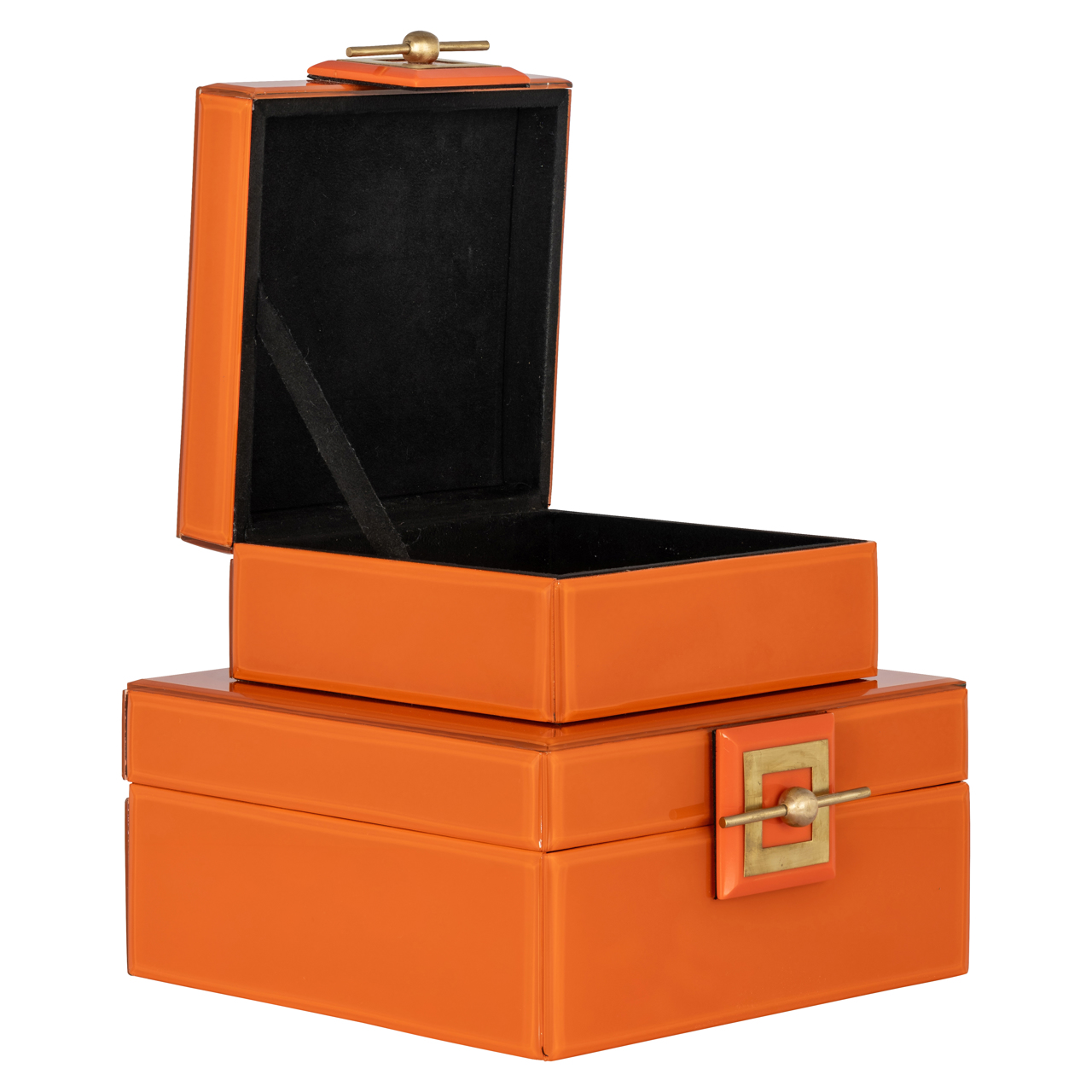 Richmond Interiors Opbergdoos Bodine orange small