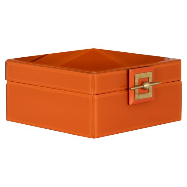 Richmond Interiors Opbergdoos Bodine orange large
