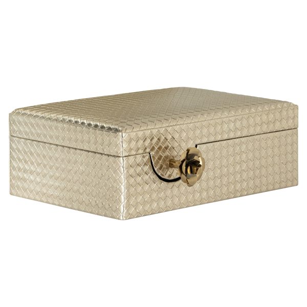 Richmond Interiors Opbergdoos Trace gold large