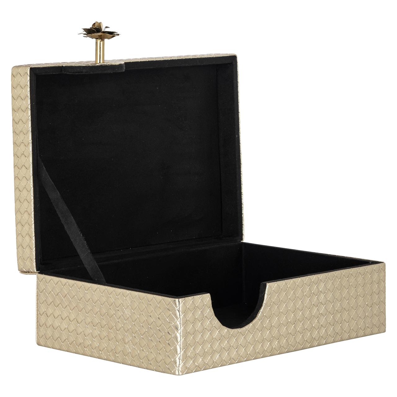Richmond Interiors Opbergdoos Trace gold large