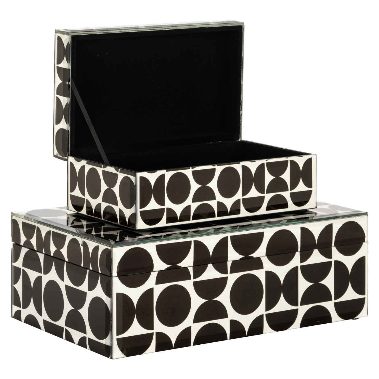 Richmond Interiors Opbergdoos Vivian black large