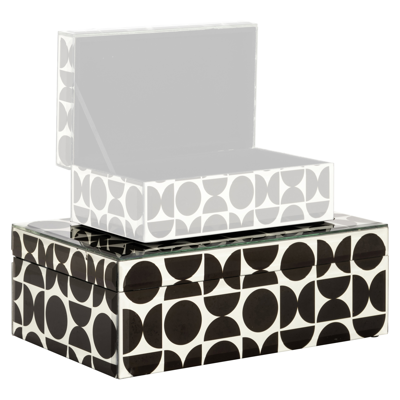 Richmond Interiors Opbergdoos Vivian black large