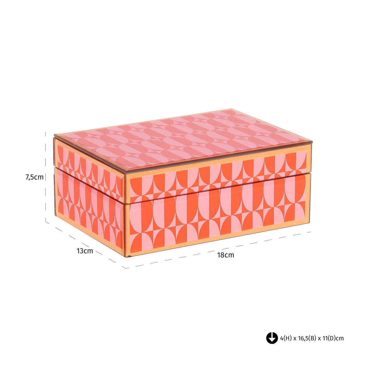 Richmond Interiors Opbergdoos Abba pink small