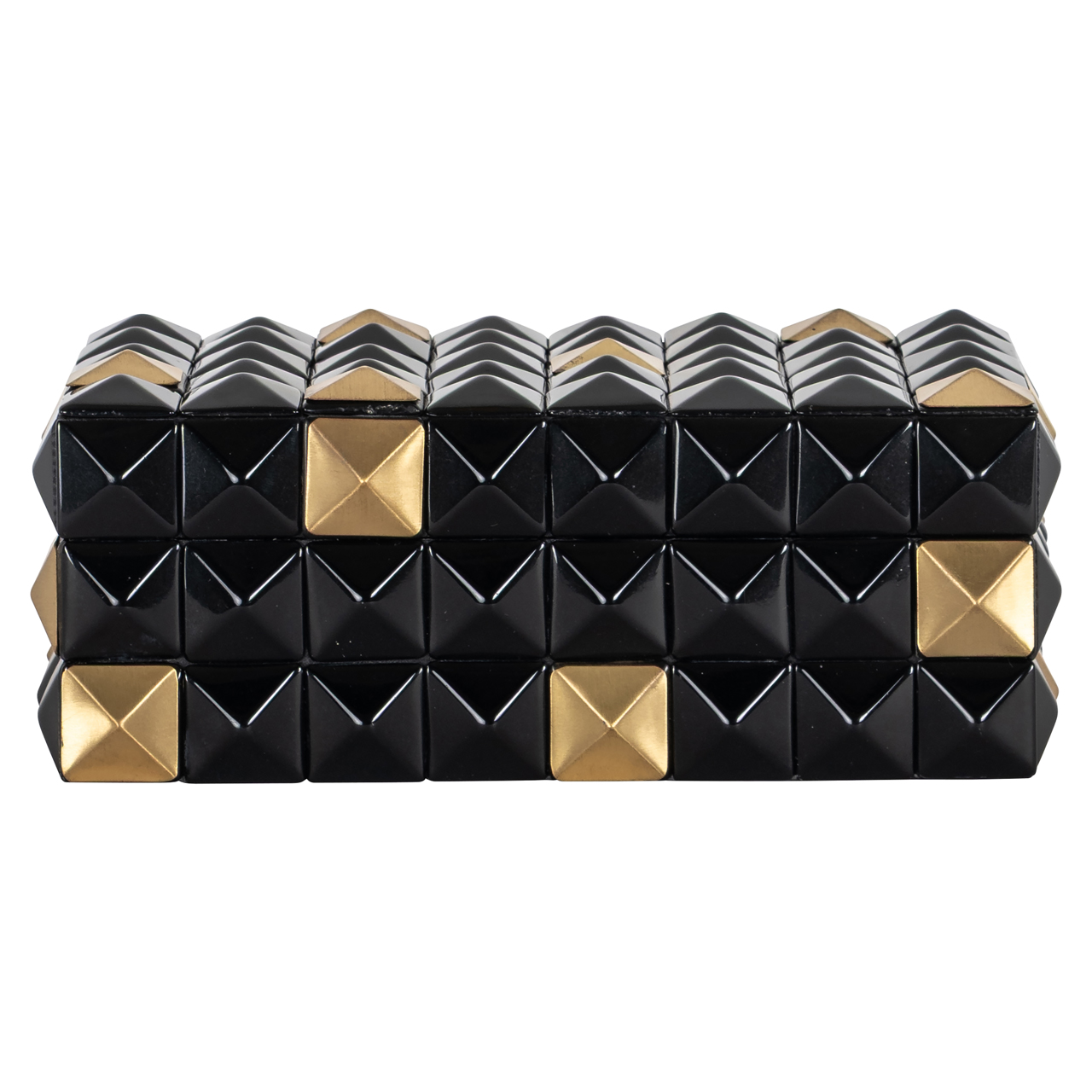 Richmond Interiors Opbergdoos Velicia black/gold