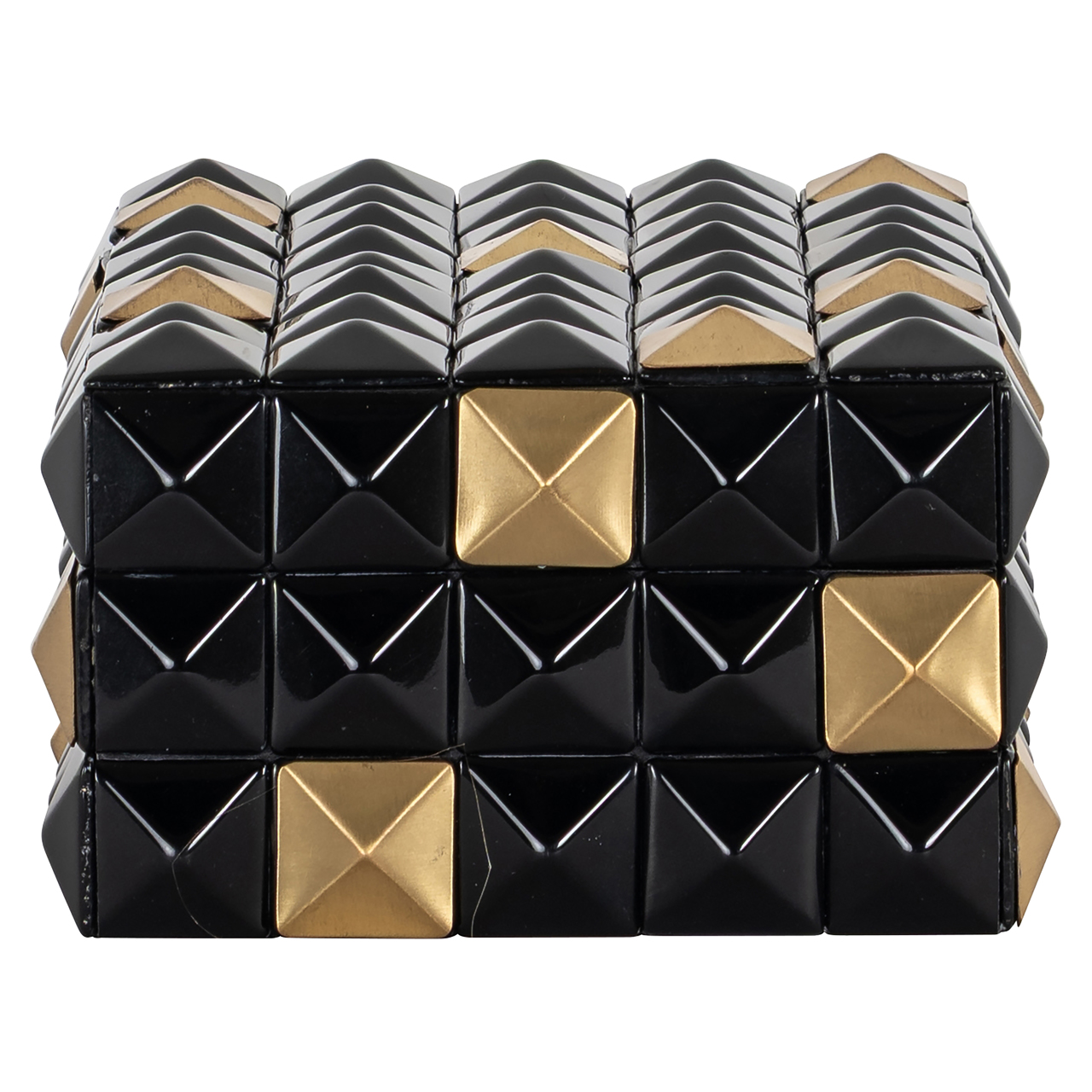 Richmond Interiors Opbergdoos Velicia black/gold