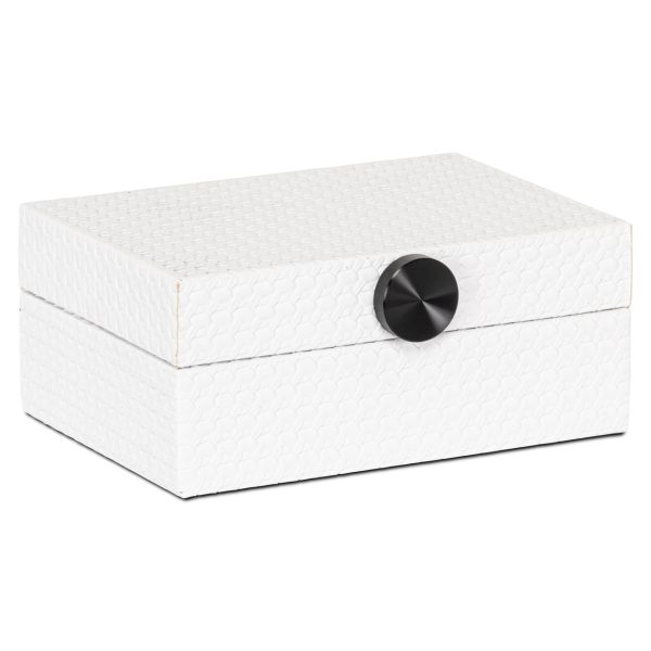Richmond Interiors Opbergdoos Myrth white small