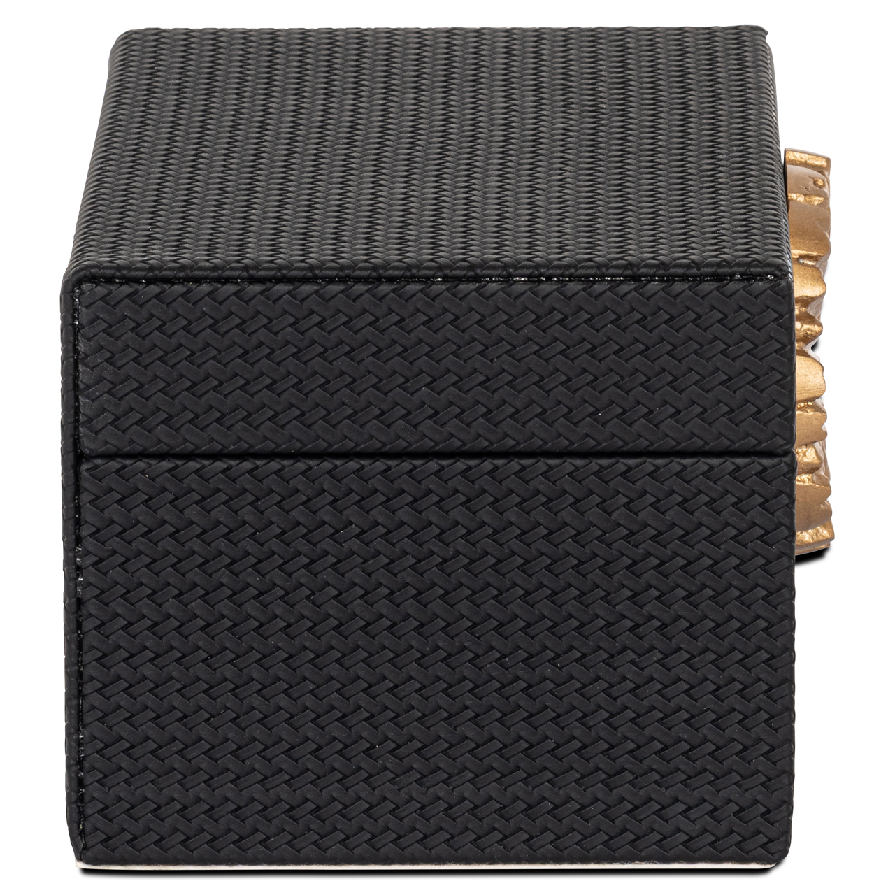 Richmond Interiors Opbergdoos Amal black/gold small