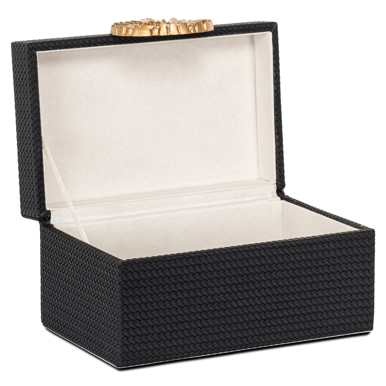 Richmond Interiors Opbergdoos Amal black/gold small