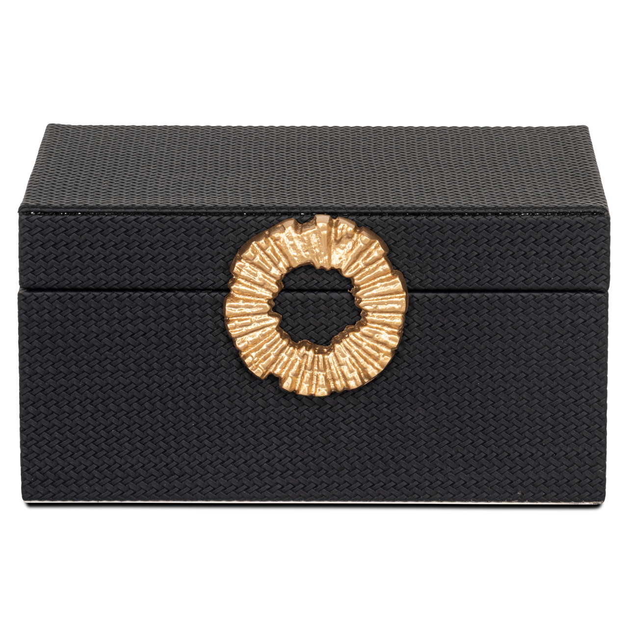 Richmond Interiors Opbergdoos Amal black/gold large