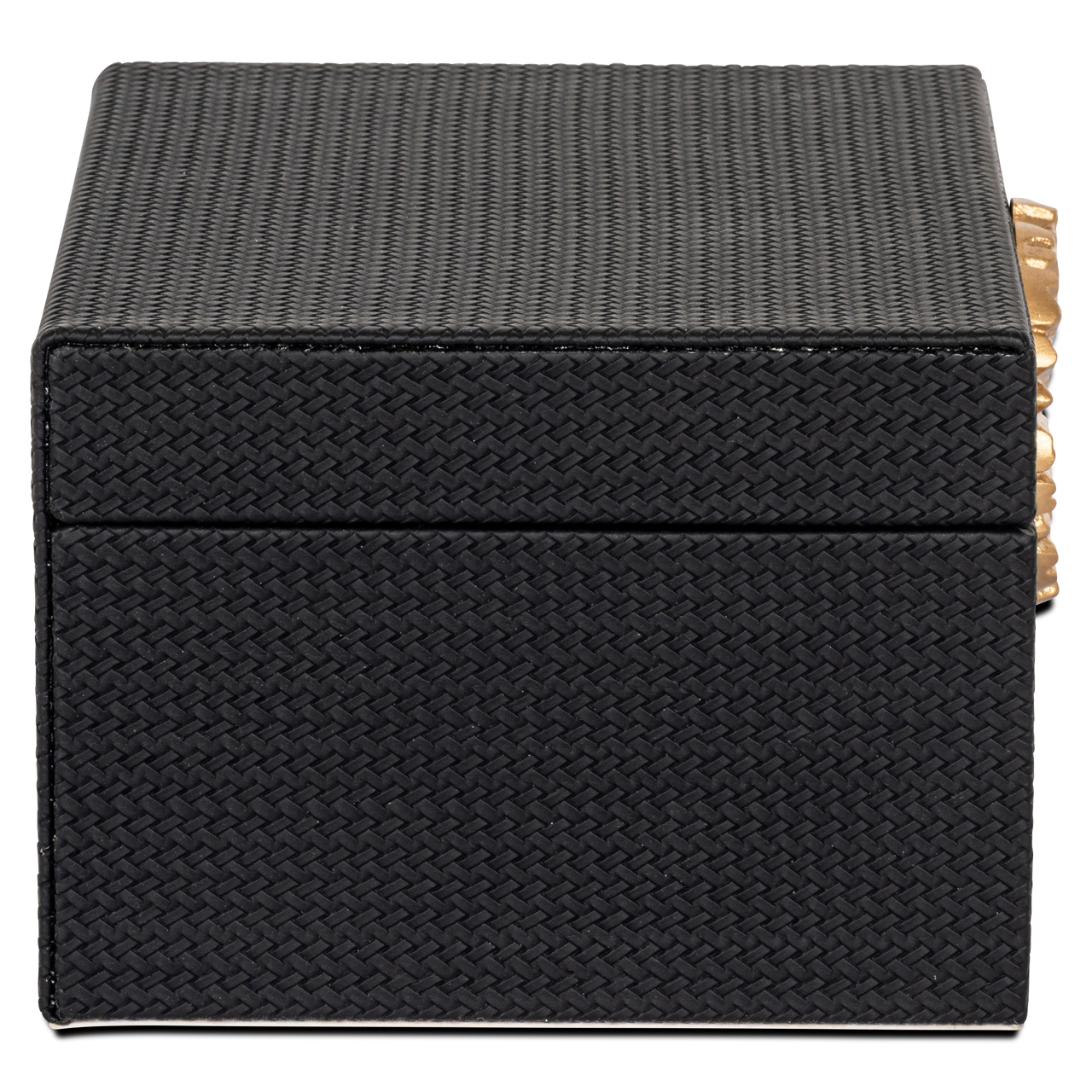 Richmond Interiors Opbergdoos Amal black/gold large