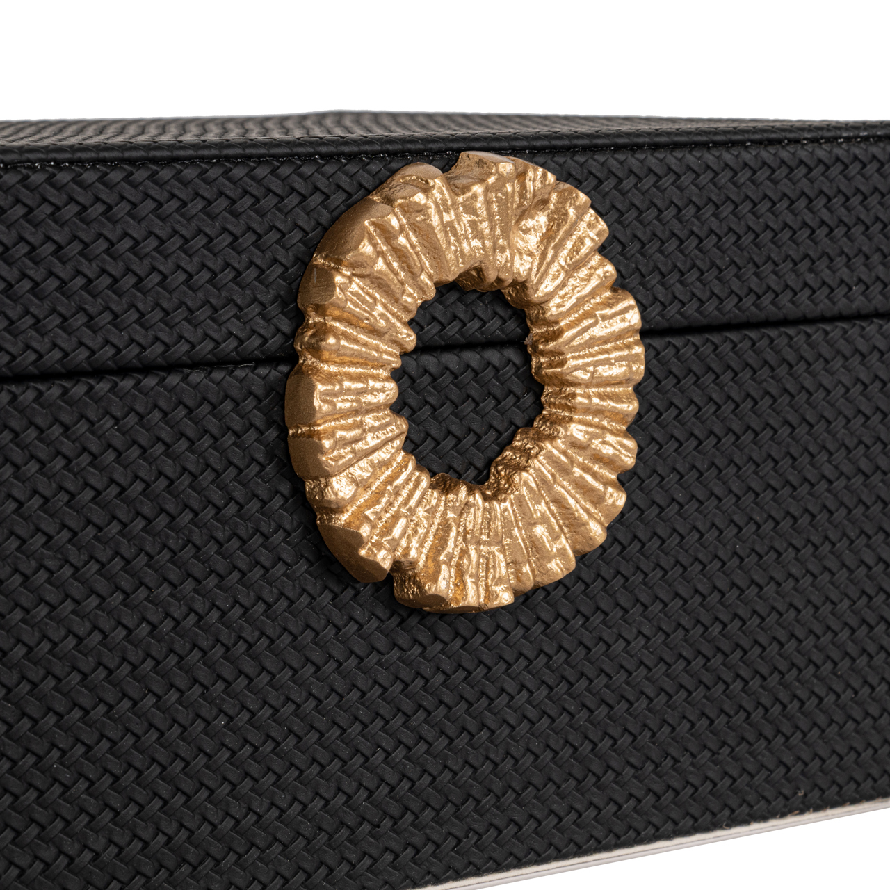 Richmond Interiors Opbergdoos Amal black/gold large
