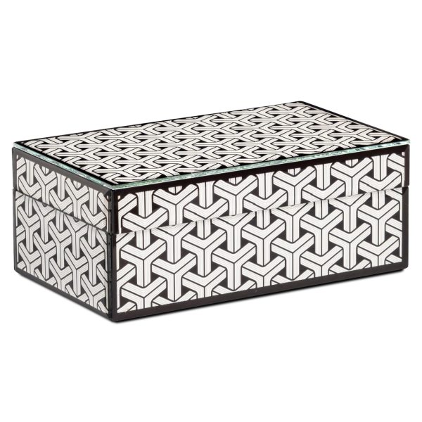 Richmond Interiors Opbergdoos Feliz black/white small