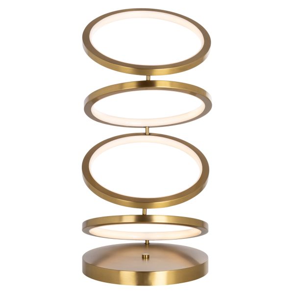 Richmond Interiors Tafellamp Jaimin brushed gold