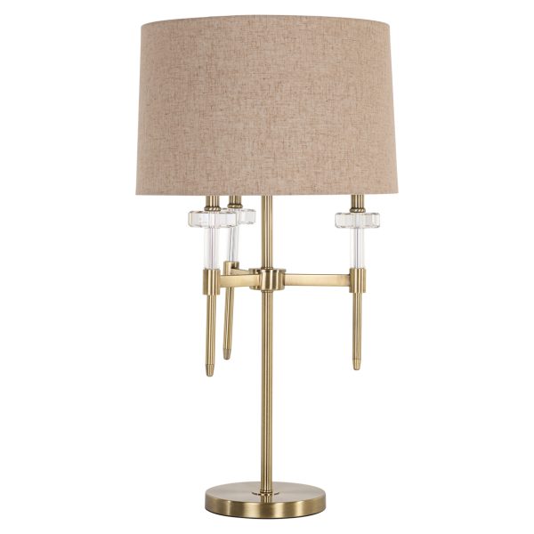 Richmond Interiors Tafellamp Josie brushed gold