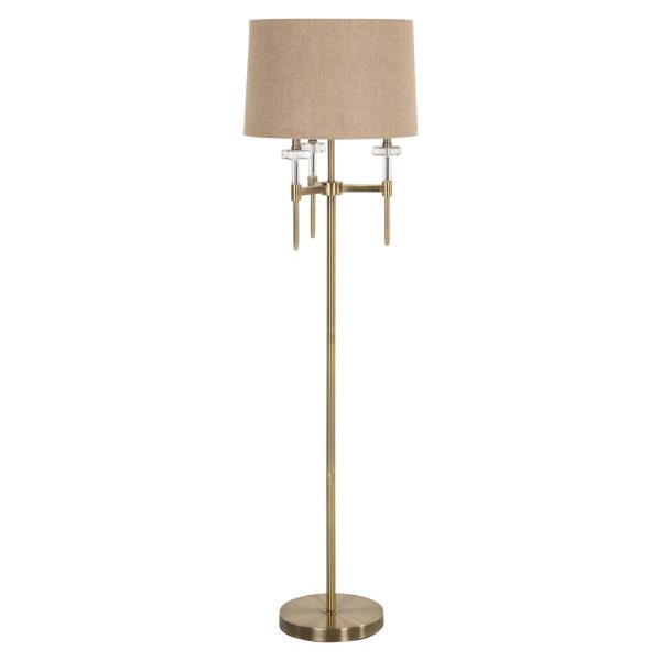 Richmond Interiors Vloerlamp Josie brushed gold