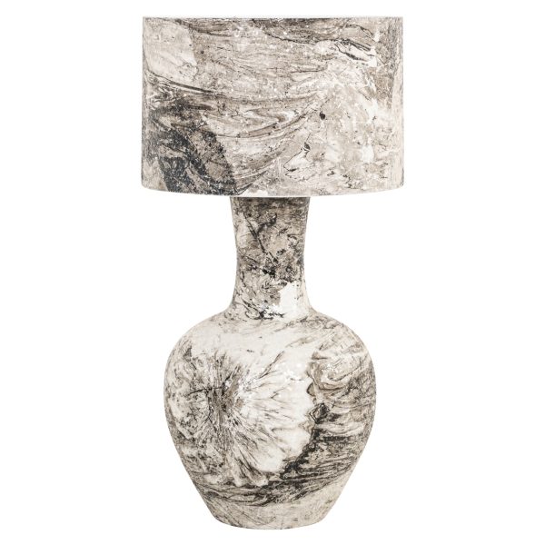 Richmond Interiors Tafellamp Cecile black/white