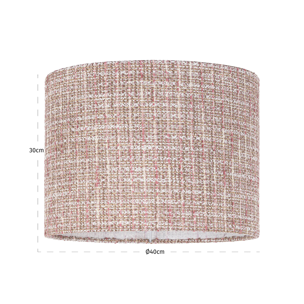 Richmond Interiors Lampenkap Live trendy rose 40Ø
