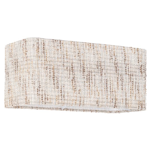 Richmond Interiors Lampenkap Filou cream coco rectangle large