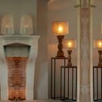 Light & Living Lampvoet 19x19x64 cm CADORE hout weather barn