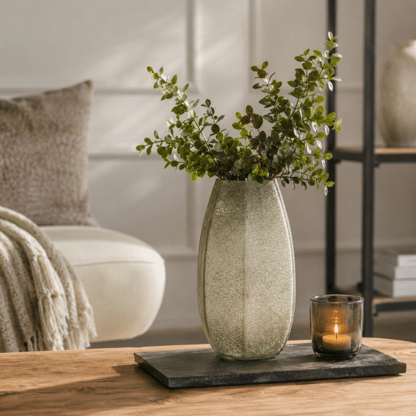 Light & Living Vaas Ø23x38 cm BRADLEY glas grijs-groen