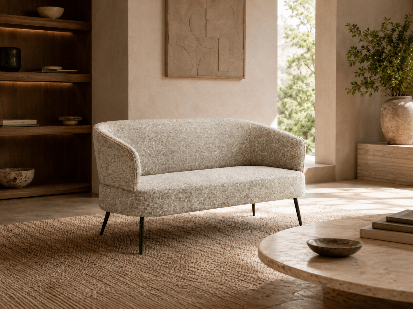 Livingfurn Coco Beige Sofa