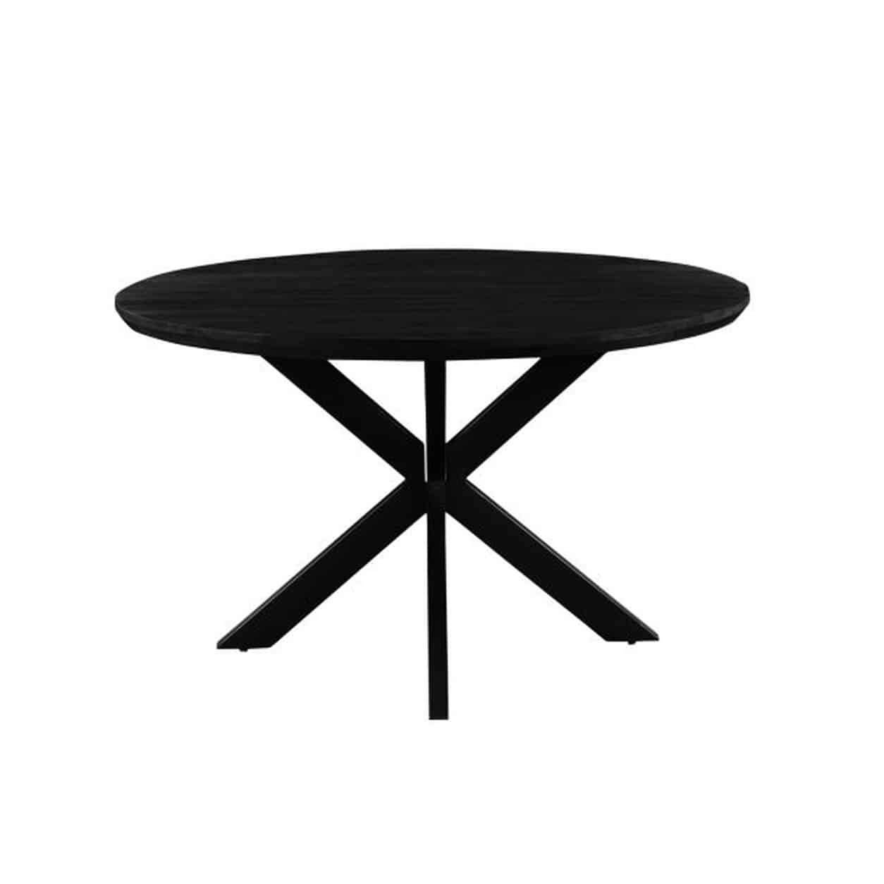 Livingfurn Jesper Round Black 130cm