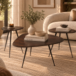 Livingfurn salontafel Brix Loua bruin set van 3