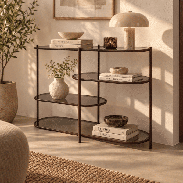 Livingfurn wandkast Brix Jill Burgundy 90cm