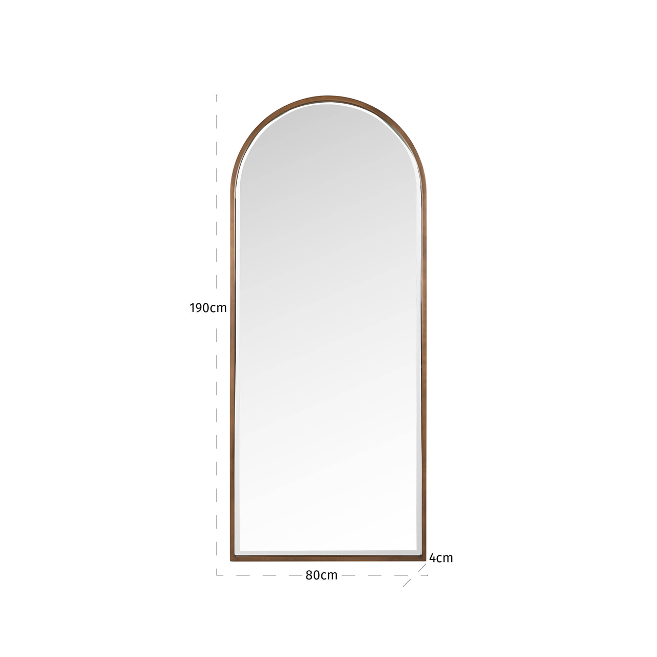 Richmond Interiors Spiegel Maylinn brushed gold