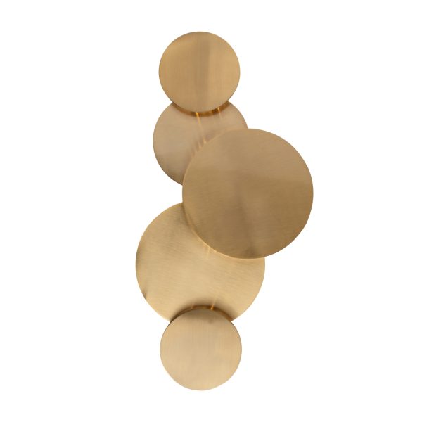Richmond Interiors Wandlamp Collin brushed gold