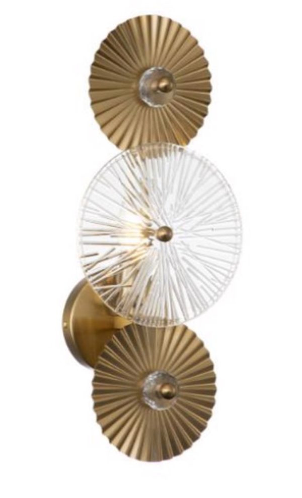 Richmond Interiors Wandlamp Aidan brushed gold