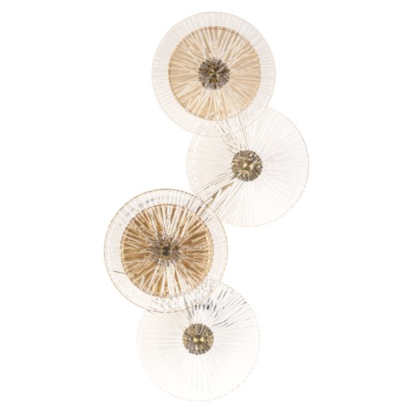 Richmond Interiors Wandlamp Linzi brushed gold