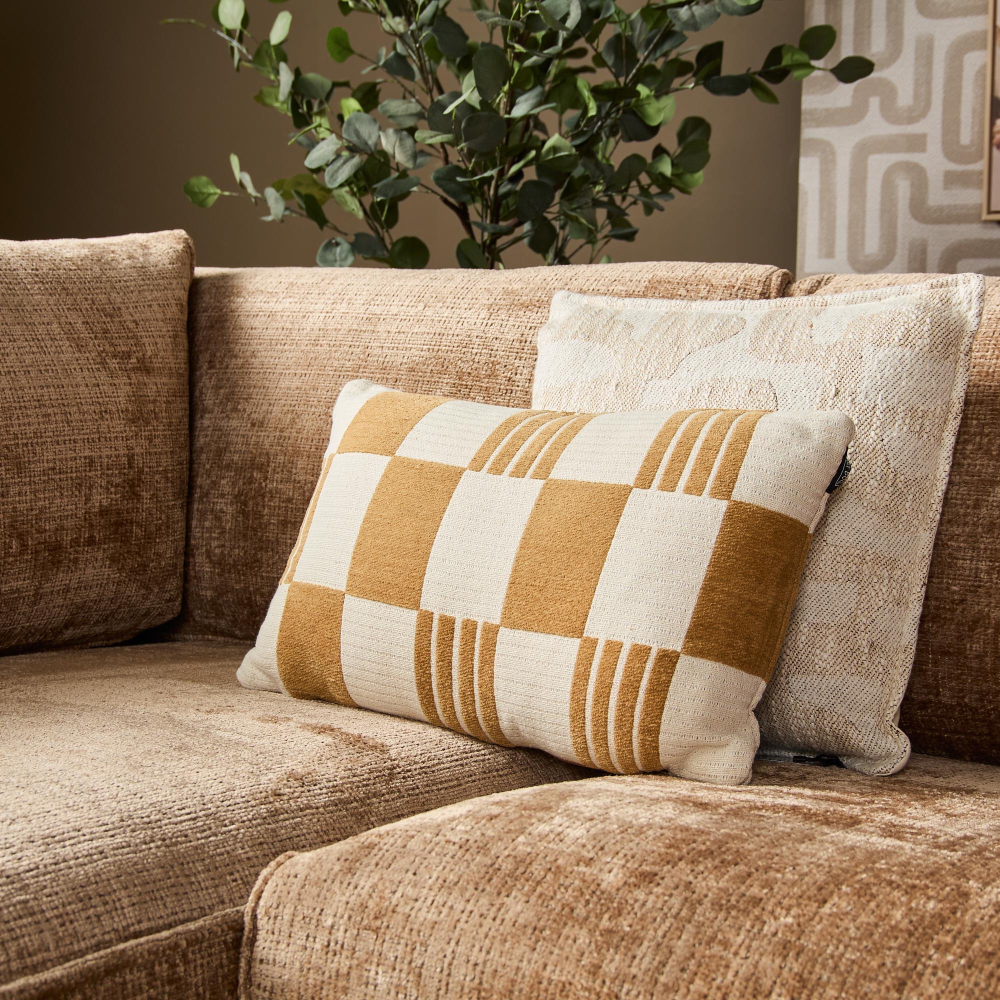 Starfurn MySofa Teddy Hoekbank Cinnamon Divan Links+2,5 zits
