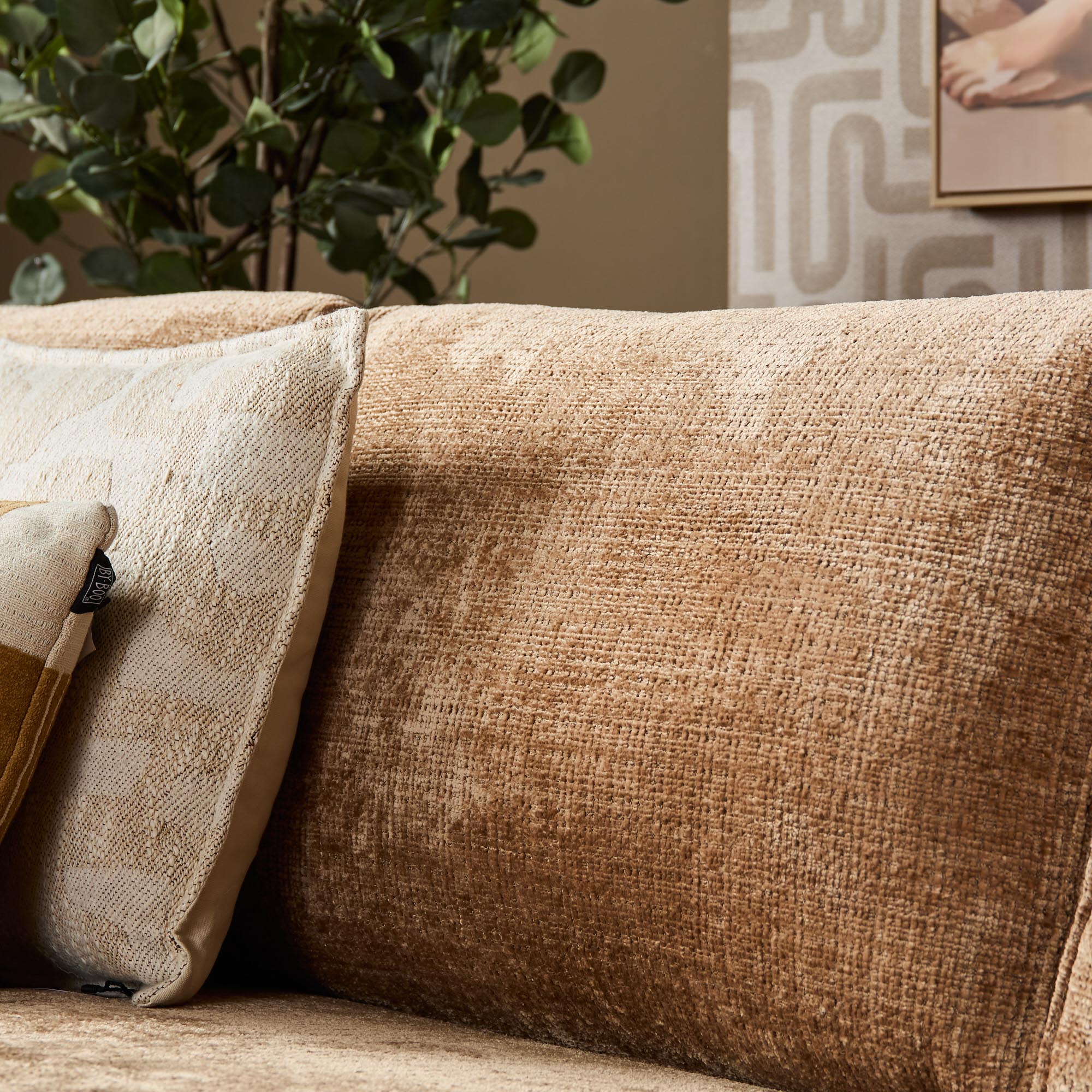 Starfurn MySofa Teddy Hoekbank Cinnamon Divan Links+2,5 zits