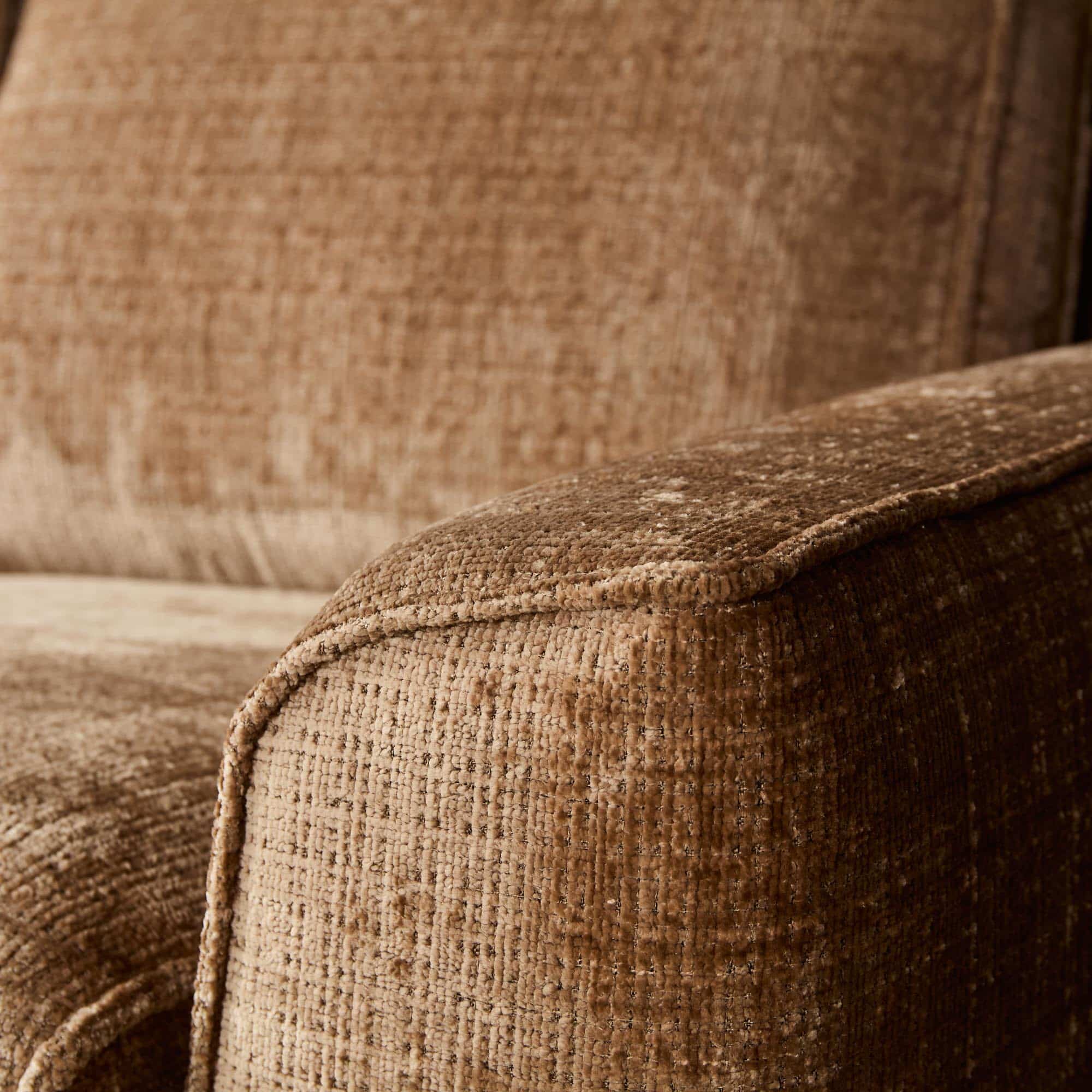 Starfurn MySofa Teddy Hoekbank Cinnamon Divan Links+2,5 zits