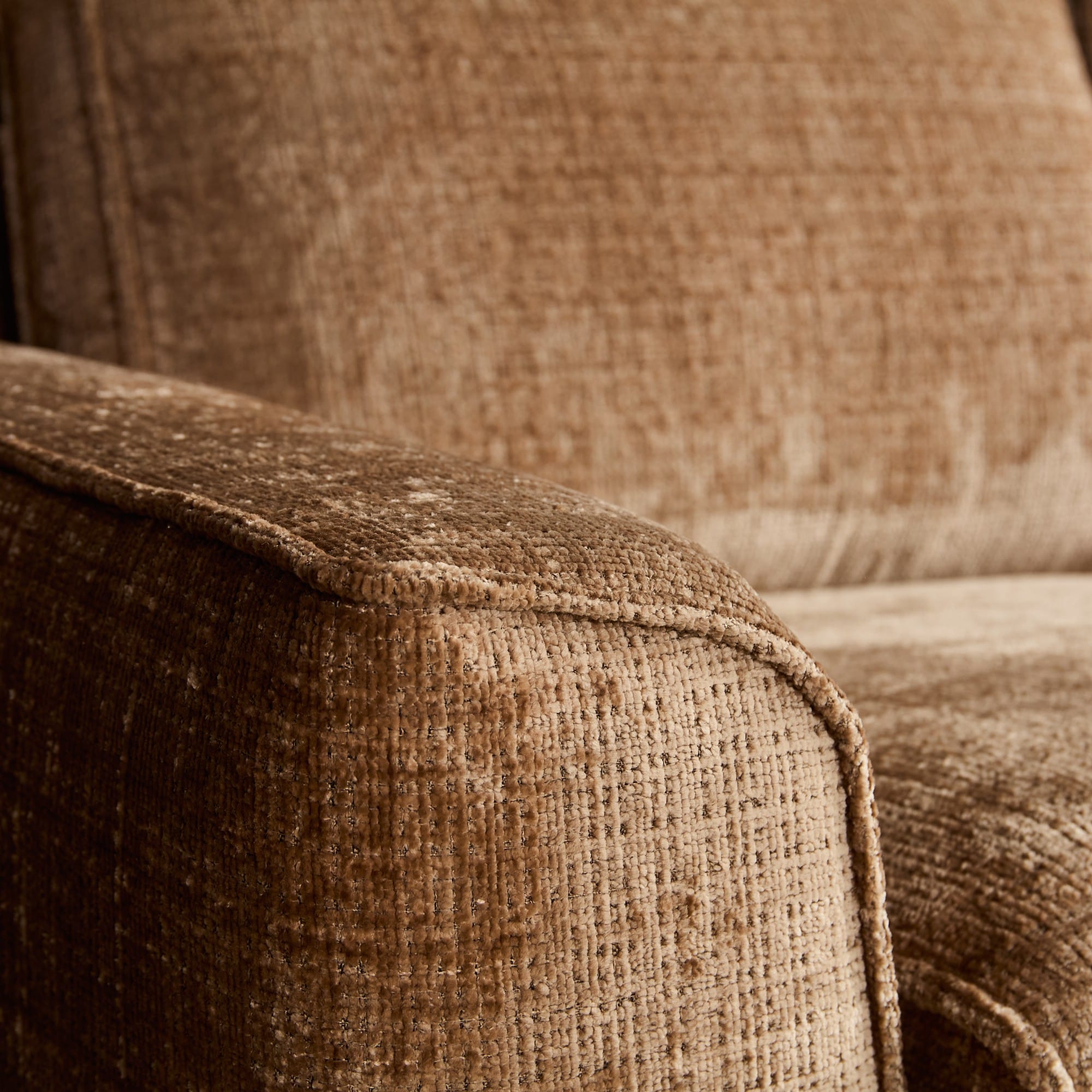 Starfurn MySofa Teddy Hoekbank Cinnamon 2,5 zits+Divan Rechts